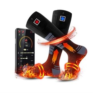 Heated Socks for Men Women Size Large